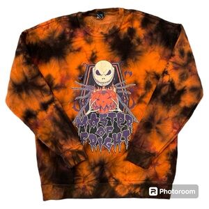 🔴Disney Nightmare Before Christmas Jack Skellington Monster Of Fright Sweatshirt